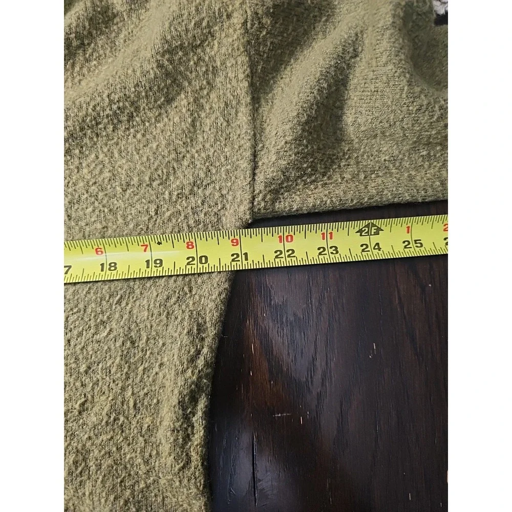 Ann Taylor LOFT Pullover Sweater Knit‎ S Green Long Sleeves Warm Soft
